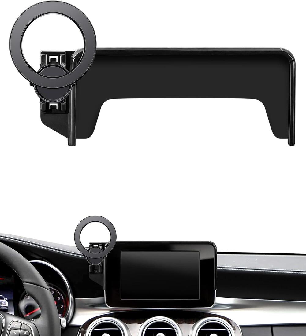 Car Phone Holder For Mercedes-Benz GLC 2016-2019, C-Class 15-18, 7" Screen